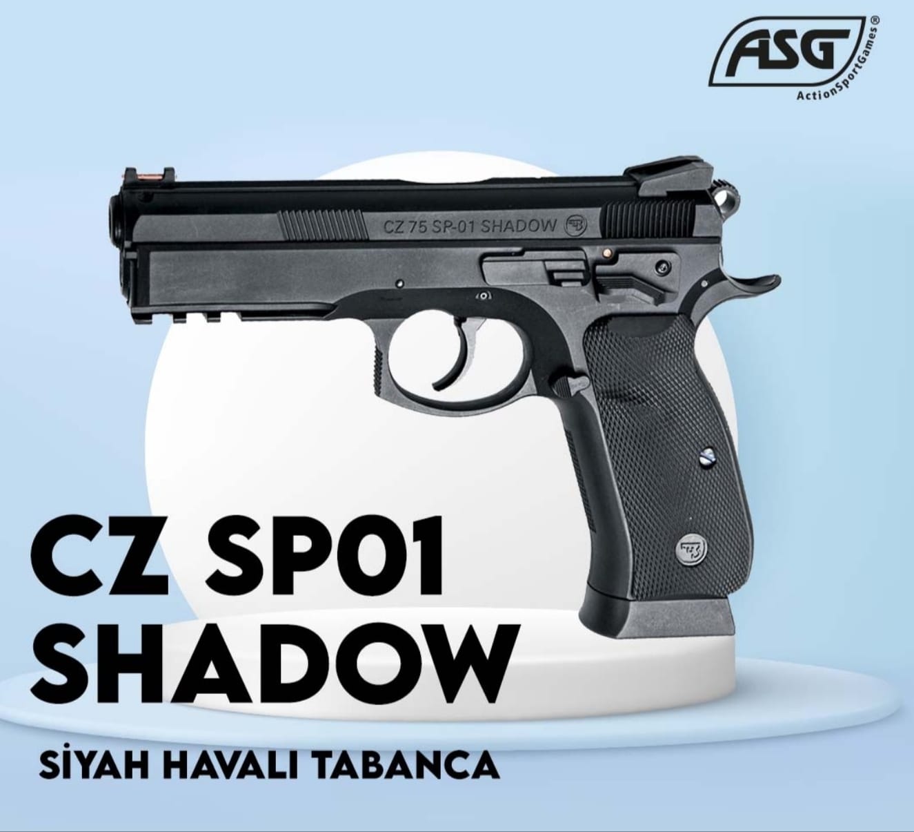 ASG CZ SP-01 SHADOW Havalı Tabanca BLOWBACK